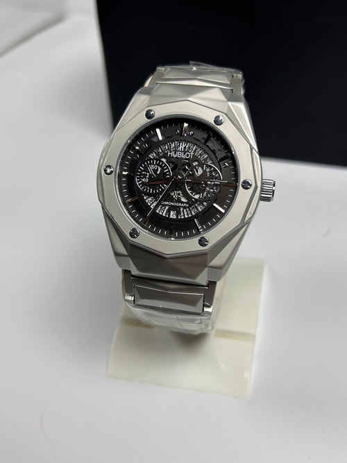 Diomand Cut Chain Watch