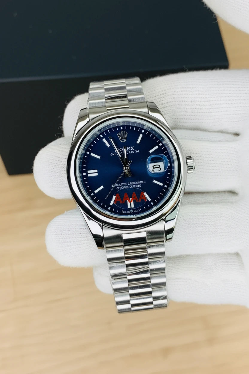 Oyster (Silver inner blue)