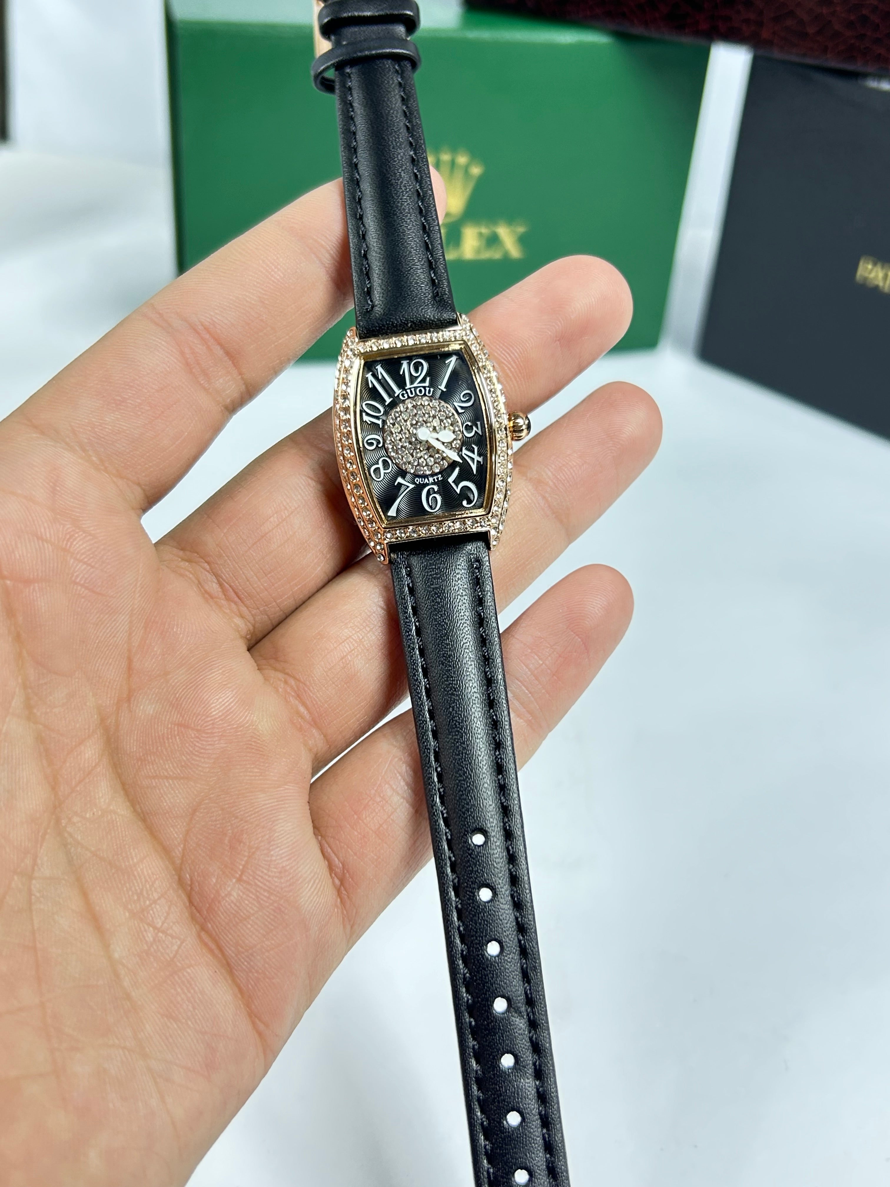 Guou female strap watch
