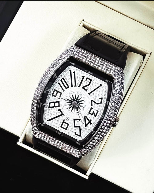 Frank Muller Vanguard Diamond Watch - Tonneau Case