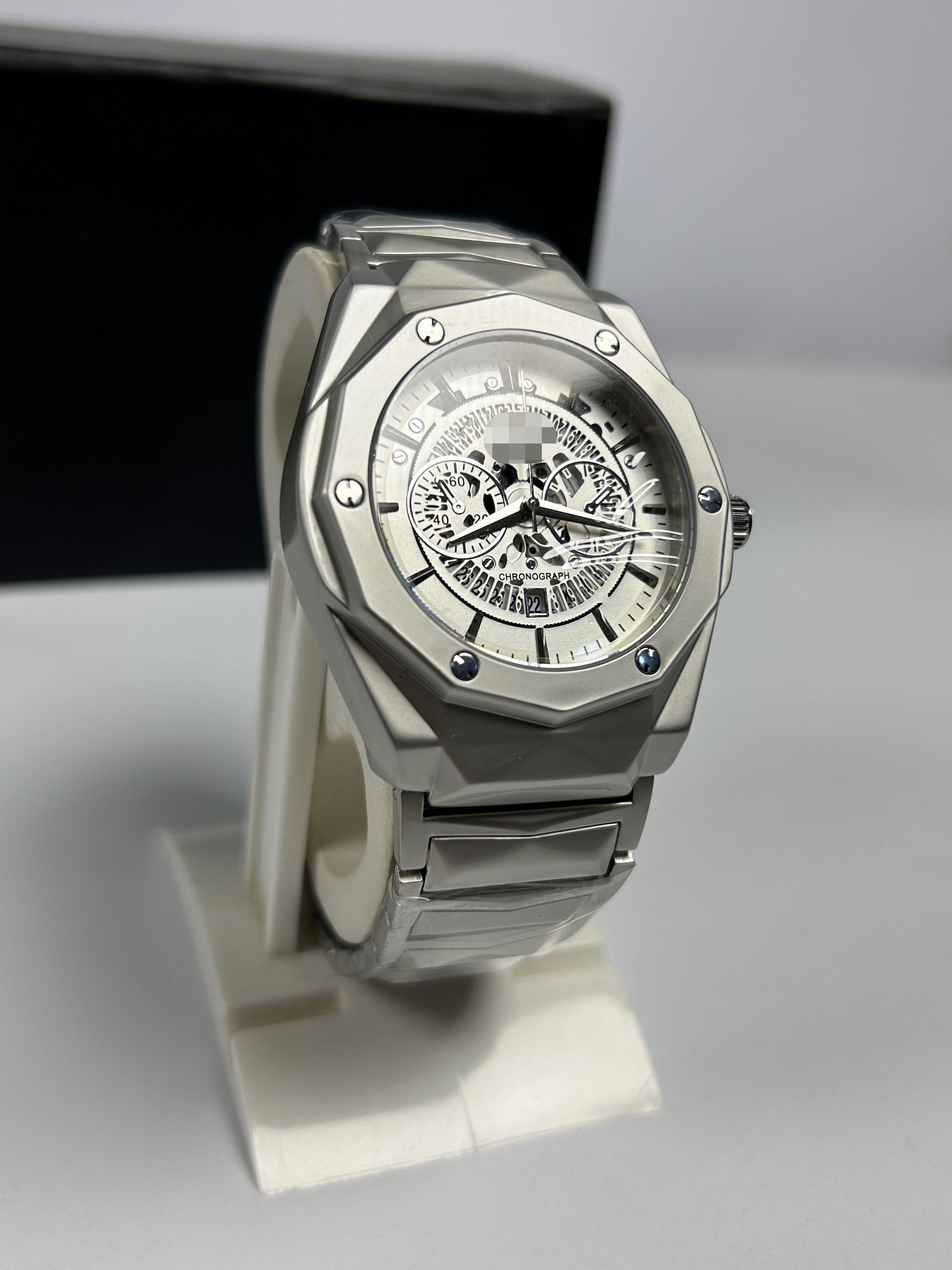 Diomand Cut chain watch