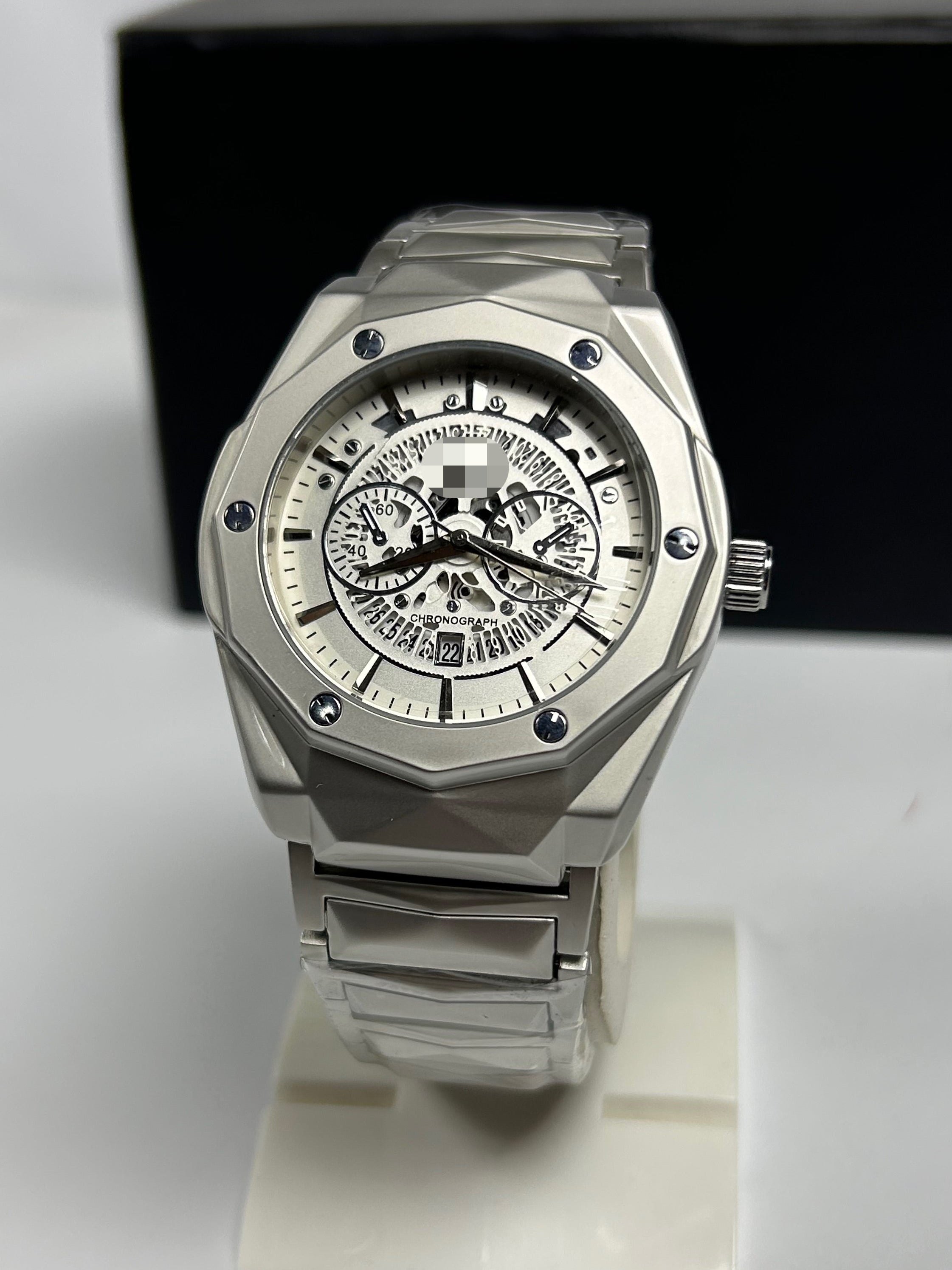 Diomand Cut chain watch