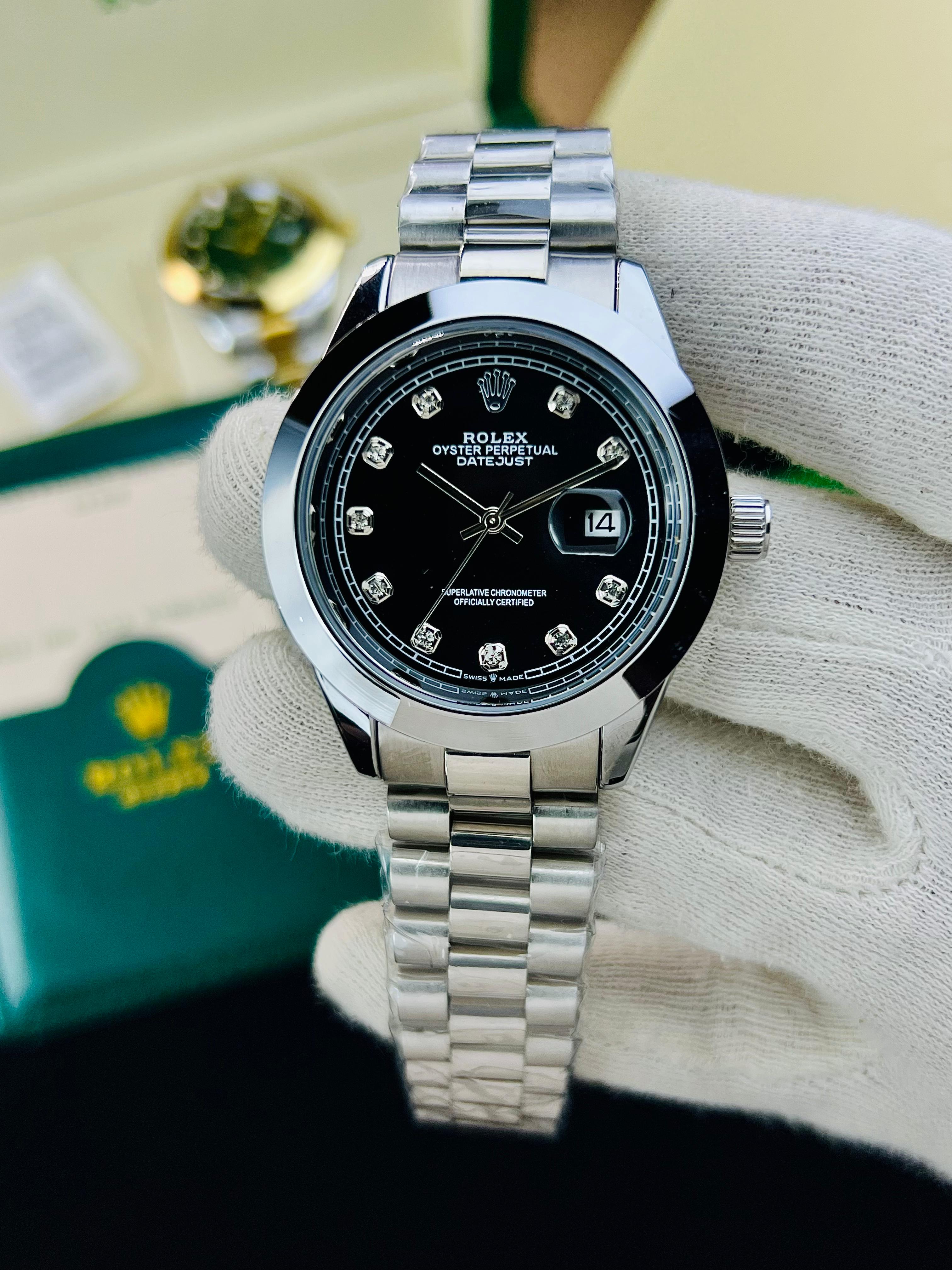 Oyster (Silver Black)