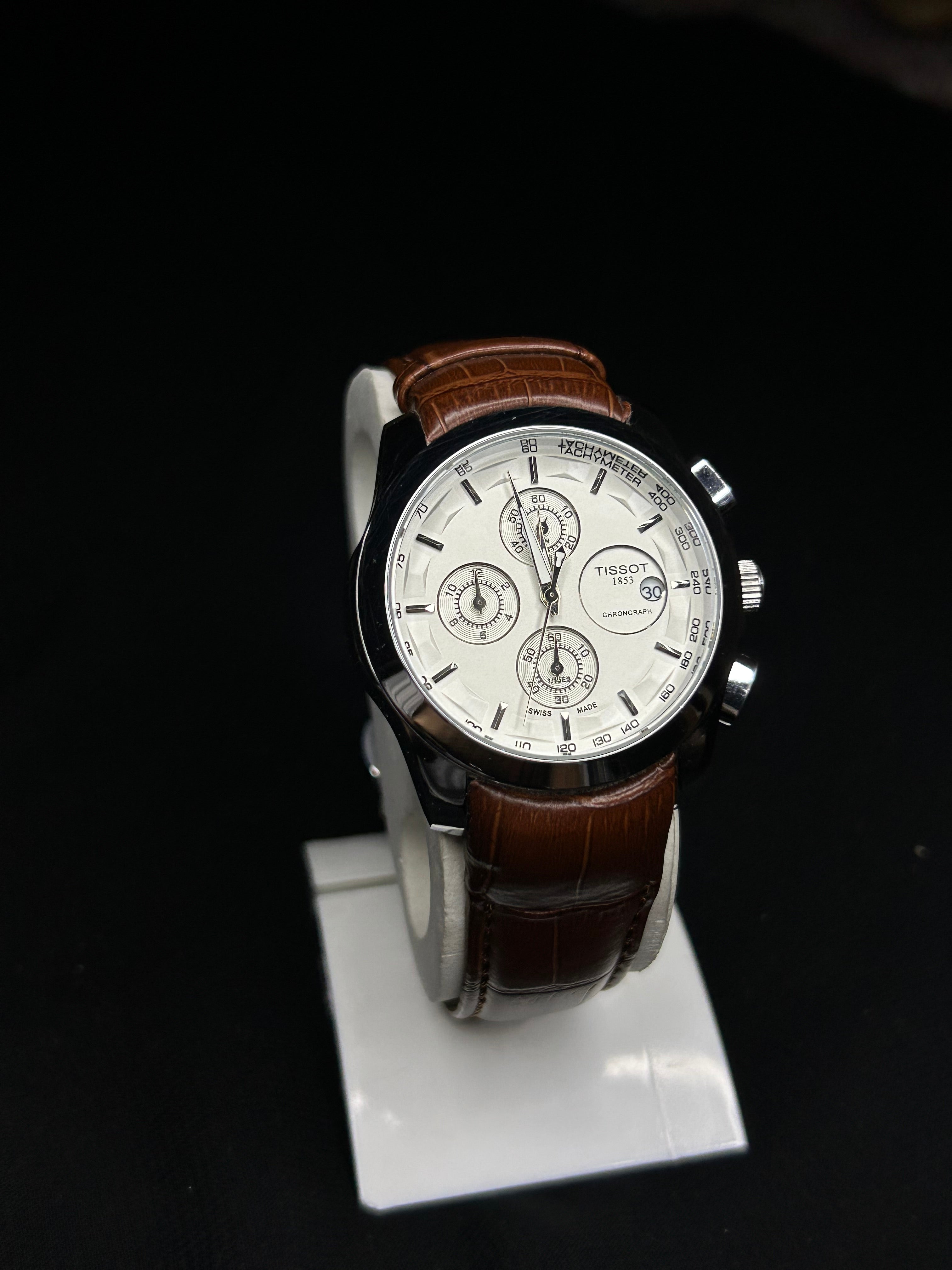 Tissot Leather Strap (All chronographs working)